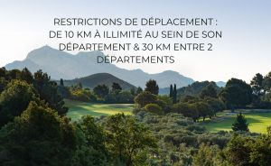 Bonne nouvelle ! La limite kilométrique de déplacement s’allègent pour les golfeurs - Open Golf Club