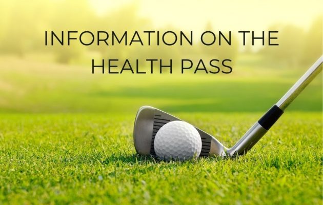 Implementation of the health pass in all of our golf club