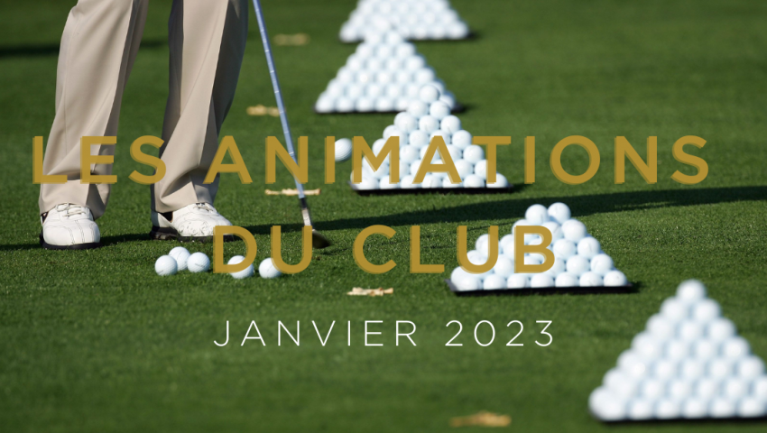 Le calendrier des animations - Open Golf Club
